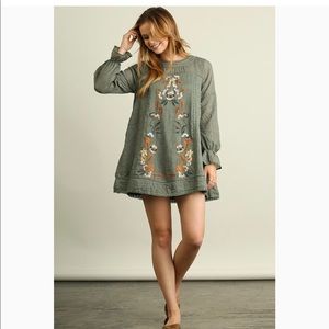 zinger Embroidered Dress